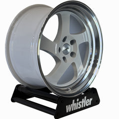 KR1 White Machined Lip - Whistler Wheels