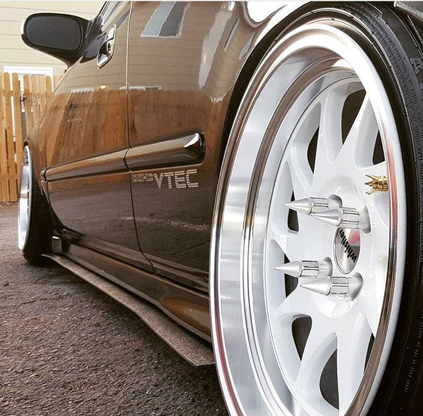 KR7 White/Machined Lip